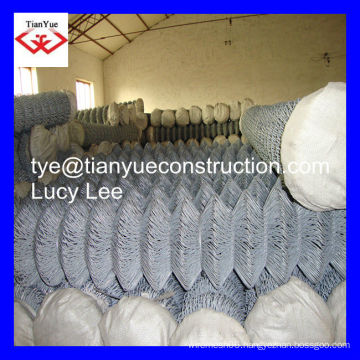 2015 NEW, China good galvanized chain link fence( diamond wire mesh), TianYue Honest Factory